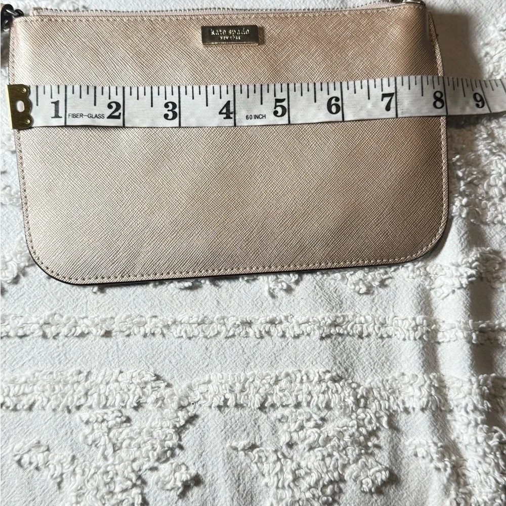 Kate Spade Metallic Gold Wristlet Clutch